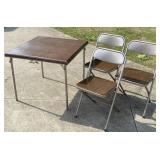 Card Table and 4 Chairs