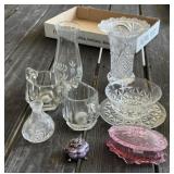 Vanity Dishes and Pattern Glass