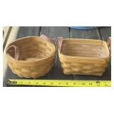 2 - Longaberger Baskets