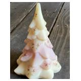 Fenton Hand Painted Christmas Tree