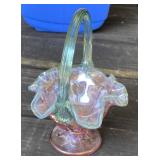Fenton 6 1/2" Glass Basket