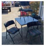 Card Table and 4 Chairs