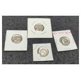 (4) R. Proof Dimes Silver 1956, 61, 63, 64