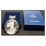 2004-W Proof Silver Eagle w/ Case & COA
