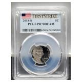 2018-S Slab Proof J. Nickel PCGS PR70 DCAM