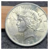1922 Peace Dollar Unc.