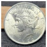 1922 Peace Dollar Unc.