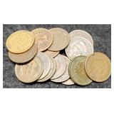 (16) Indian Head Cents 1881-1899