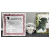 1 Troy Oz. Silver N. Amer. Big Game "Bison"