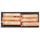 (6) Rolls Wheat Cents