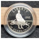1995-S Proof Liberty Comm. Half Dollar