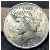 1922 Peace Dollar Unc.