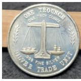 1 Troy Oz. Silver Trade Unit Round