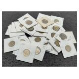 (30) Buffalo Nickels 10 Each 1935, 36, 37