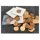 Lot w/ 79 L. Cents 1961-70