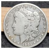 1904-S Morgan Dollar F
