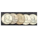 (5) 1962-D F. Half Dollars