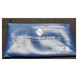 First Neighbor Bank Money Bag