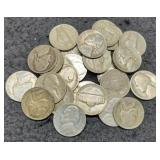 (27) Silver War Nickels
