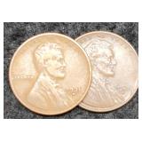 (2) 1931-D L. Cents