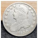 1830 Capped Bust Half Dollar