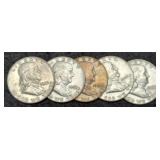 (5) 1962-D F. Half Dollars