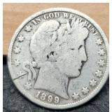 1899 Barber Half Dollar