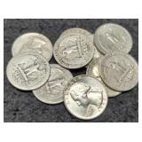(10) Silver W. Quarters