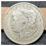 1921-D Morgan Dollar VF