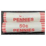 (2) Rolls 2009-D L. Cents BU "Presidency"