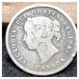 1888 Canada Nickels Silver