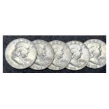 (5) 1962-D F. Half Dollars