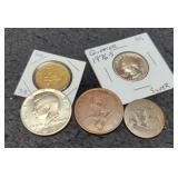 Lot w/ 5 Coins: