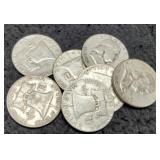 (7) F. Half Dollars