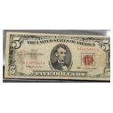 1963 $5 Red Seal Note