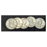(5) 1962-D F. Half Dollars