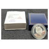 1990 Proof Ike Silver Dollar "Centennial" w/ Case