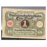 1920 German 1 Mark Banknote Unc.