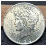 1922 Peace Doillar Unc.