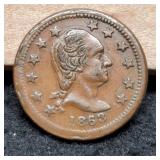 1863 Civil War Token "New York" AU