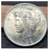 1992 Peace Dollar Unc.