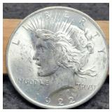 1922 Peace Dollar Unc.