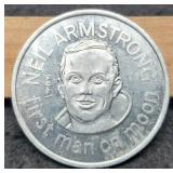 1969 Neil Armstrong 1st Man On Moon Token