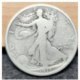 1917 W. Liberty Half Dollar