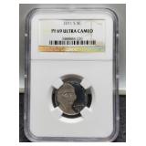 2011-S Slab Proof J. Nickel NGC PF69