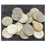 (22) Silver R. Dimes 1946-64