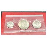 1976 3 Silver Coin Unc. Bicentennial Set
