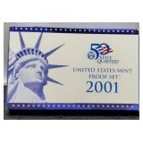 2001 10 Coin Proof Set