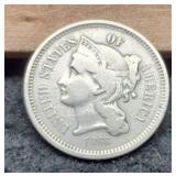 1868 Three Cent