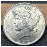 1922 Peace Dollar Unc.